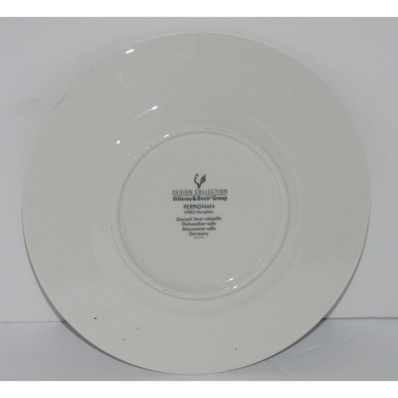 VILLEROY & BOCH PERPIGNAN Blue 7" Dessert Plate Design Collection - Picture 3 of 3